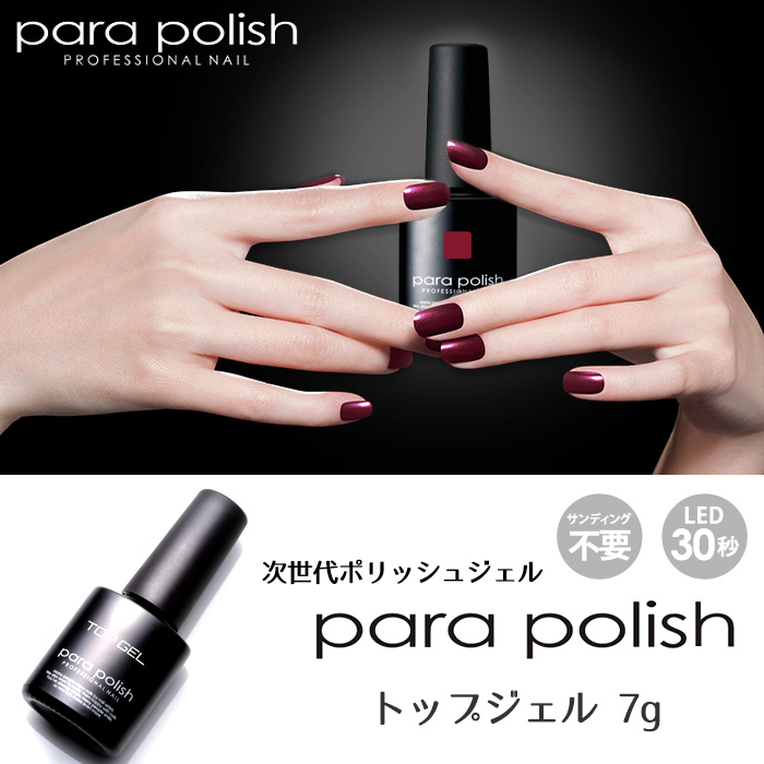 パラポリッシュ トップジェル 7g para polish クリアジェル｜nail-studio｜02