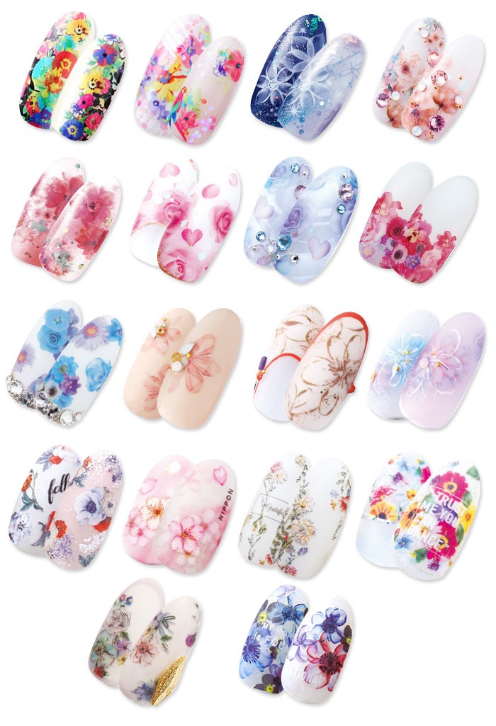 写ネイル プロ ネイルシール 《花2》 Sha−Nail Pro メール便OK :N10005227:NailCollection - 通販 -  Yahoo!ショッピング