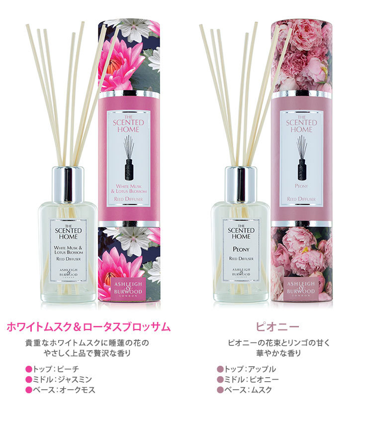 アシュレイ＆バーウッド THE SCENTED HOME リードディフューザー 200ml