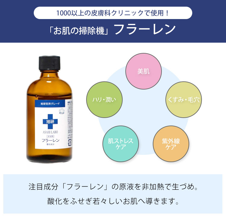 100円OFFクーポン対象 旭研究所 生フラーレン 100ml 原液 非加熱