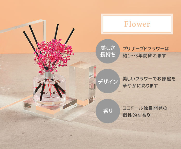 ココドール フラワーディフューザー 200mL cocodor Flower diffuser