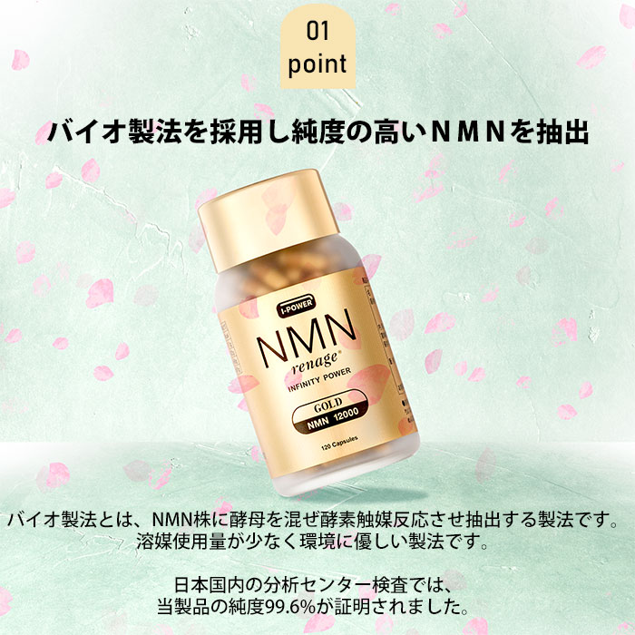 病院坂リリス　NMN renage 12000 2つセット 1瓶／NMN12000㎎摂取 ｜NMN renage® GOLD ｜12000 ｜健康食品