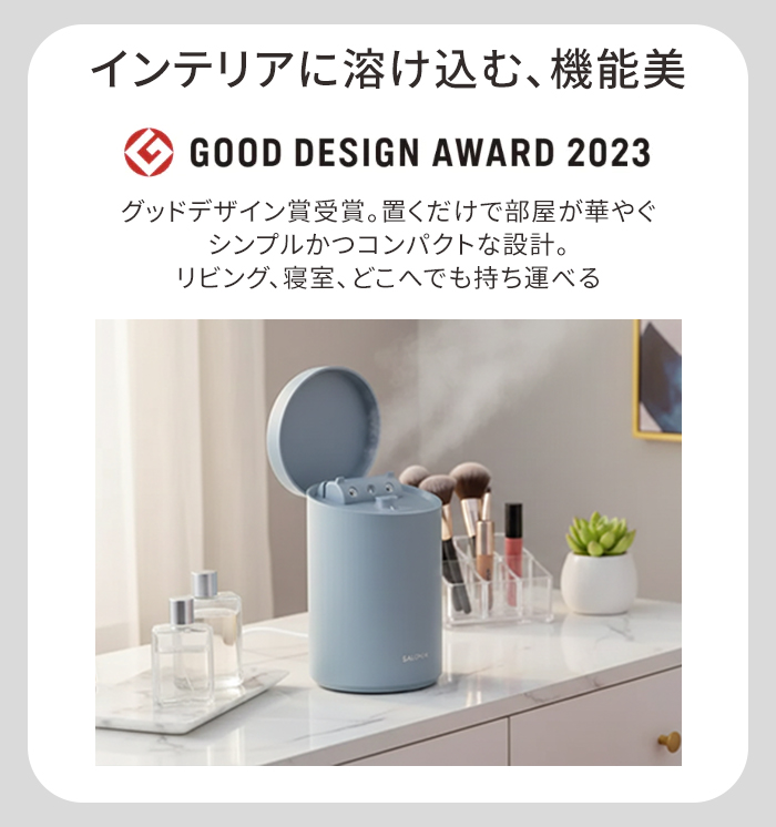 SALONIA ピュアブライトスチーマー 美顔器 サロニア スチーマー