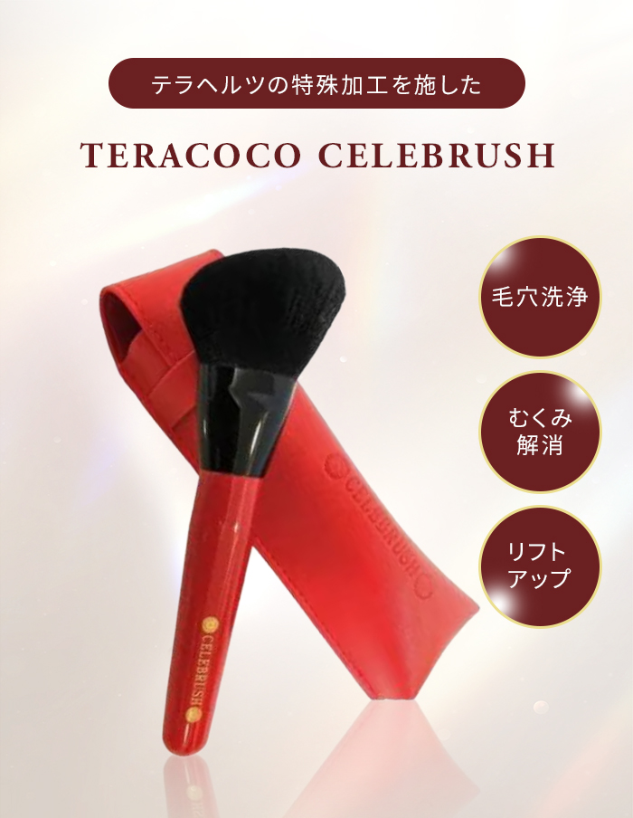 テラココセレブラシ TERACOCO CELEBRUSH テラヘルツブラシ メイク