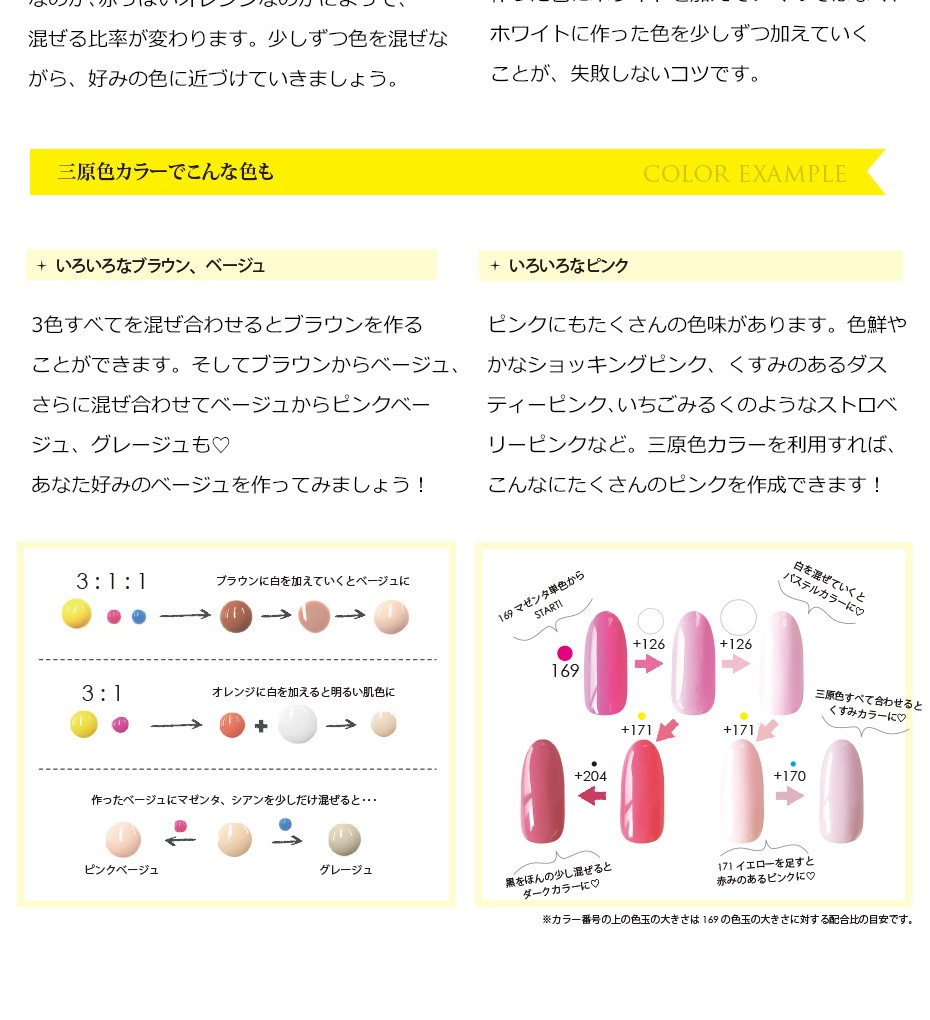 シャイニージェル公式ショップ 三原色カラー カラージェル Yahoo ショッピング