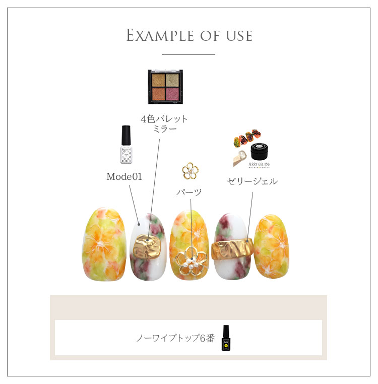 フラワー ネイルジュエリー メタルパーツ パール くり抜き 透け感