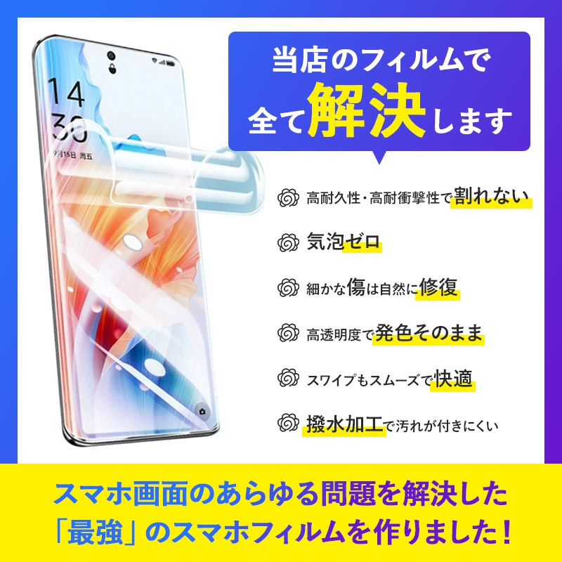 スマホ 保護フィルム フィルム（ SH-51C AQUOS wish2専用 飛散防止