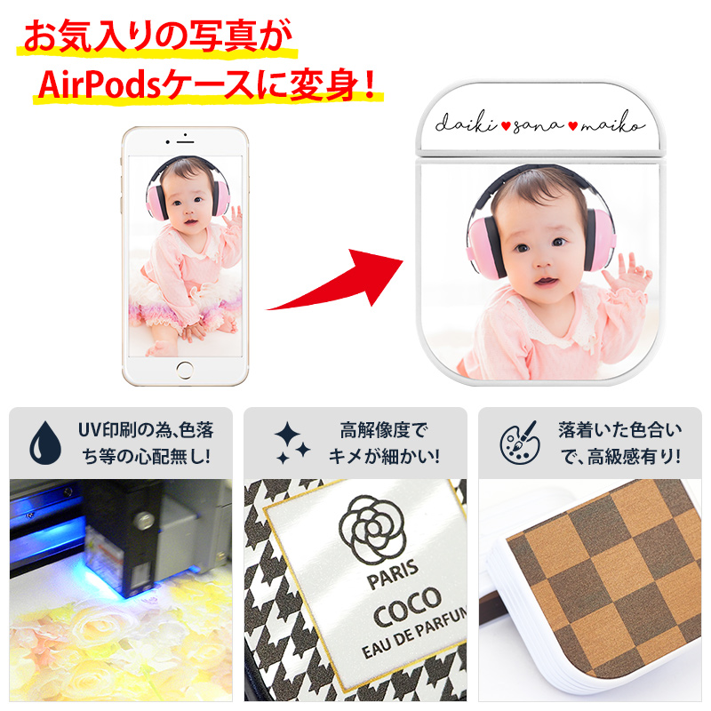 AirPods ケース 1 2 3 4 Pro（ オーダーメイド・自分でデザイン