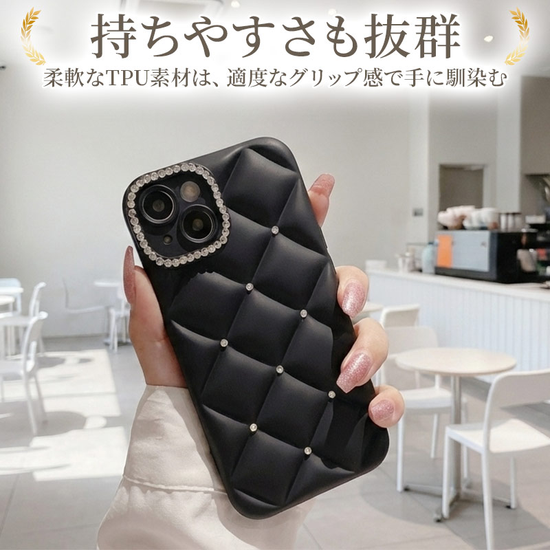 スマホケース スマホカバー iPhoneケース（ TPU ストーン付き