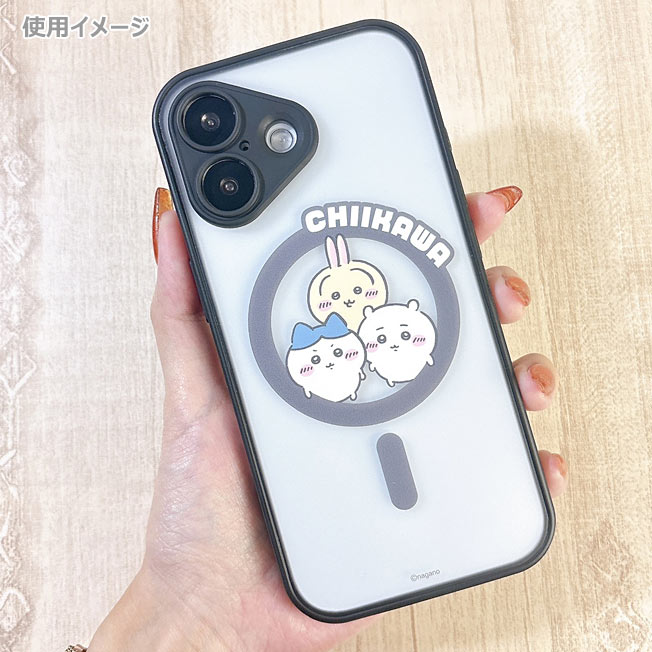 ちいかわ iPhone17 対応 ケース イーフィット プランプフレーム
