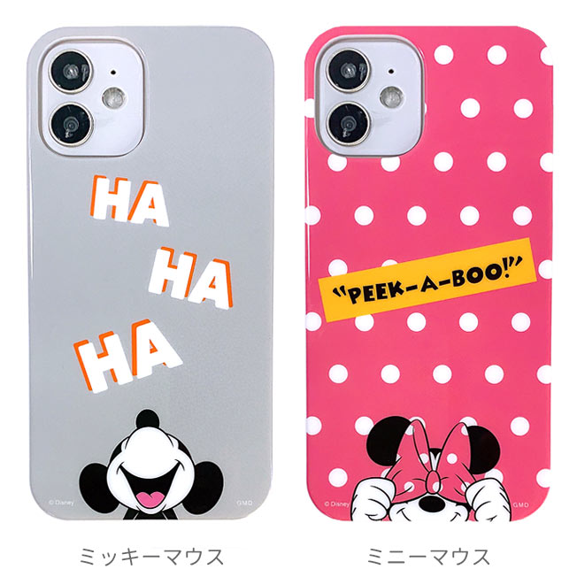 SWAROVSKI ミニーマウス iPhone 12 mini ケース ギフトにも☆Swarovski☆スマホケース☆ミッキー ミニー iPhone