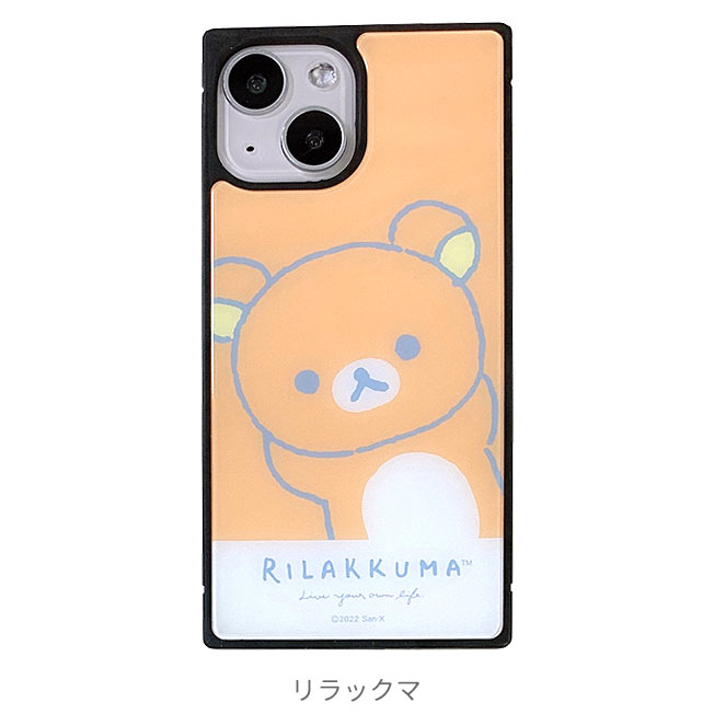 コリラックマiPhoneケース リラックマ iPhone13mini iPhone12mini ケース カバー スクエア