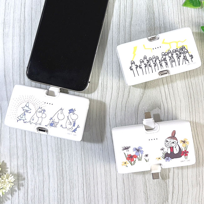 hamee ムーミンモバイル充電器・自撮りライト hamee ムーミンモバイル