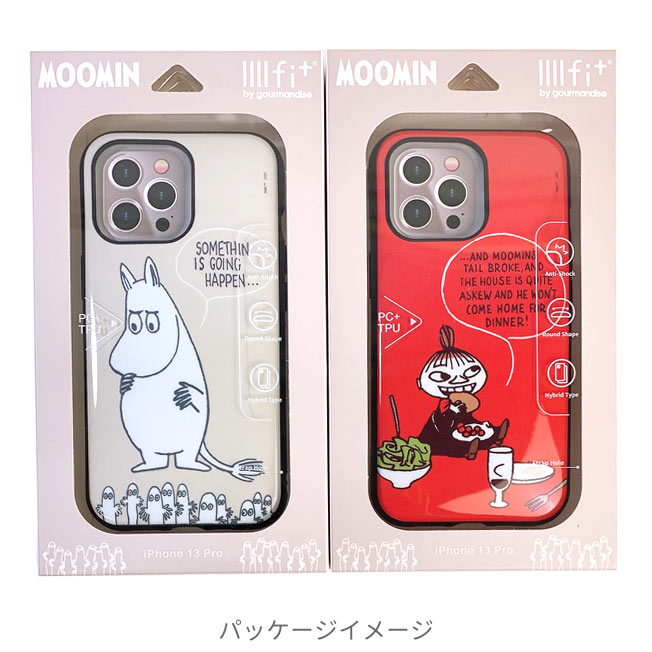 みむ☆プロフ必読★ページ♪　 iphoneケース IIIIfit iPhone13Pro ケース カバー ムーミン イーフィット シンプル