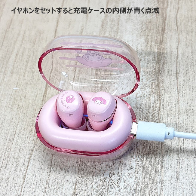 サンリオ ワイヤレスイヤホン 完全ワイヤレスステレオイヤホン