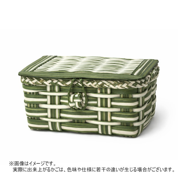 かご 手作りキット 蓋つきミニバスケット クラフトバンド レシピ付き