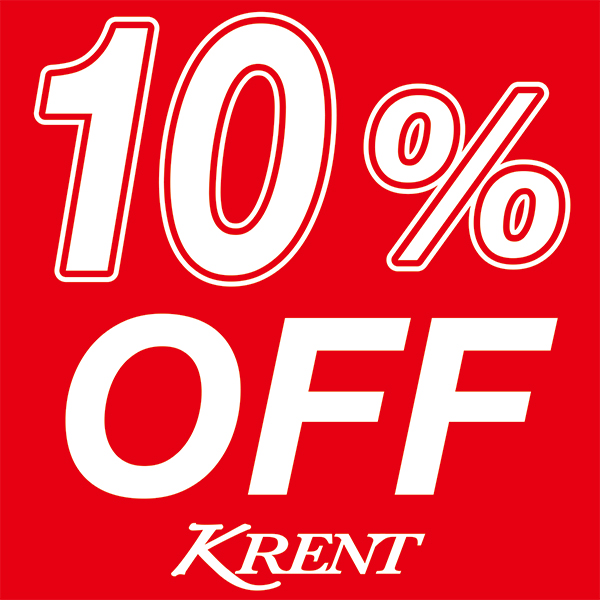 名入れができる傘屋 KRENTの「対象商品10%OFFクーポン」のクーポン