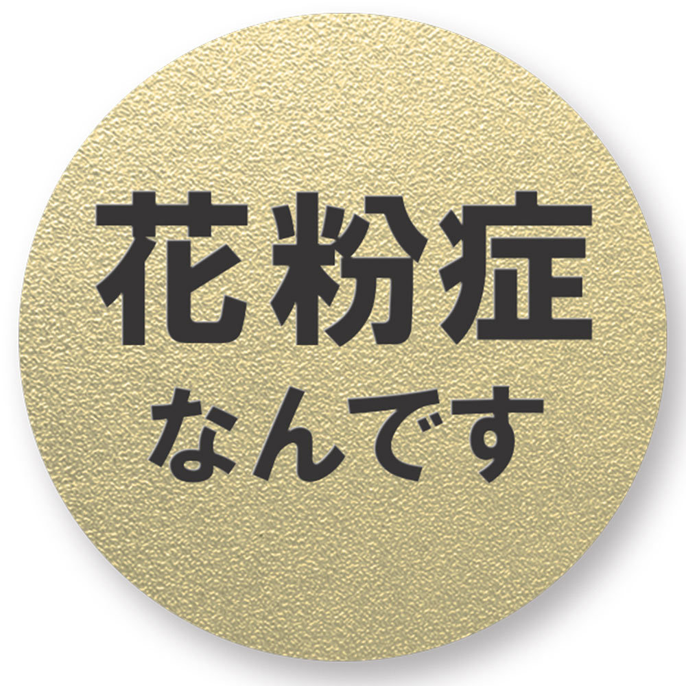 花粉症 バッジ キーホルダー 3点セット 花粉 アピール エチケット アレルギー 鞄につけられる クリップ ピン かわいい 木製 ひのき アクリル  バッチ バッヂ