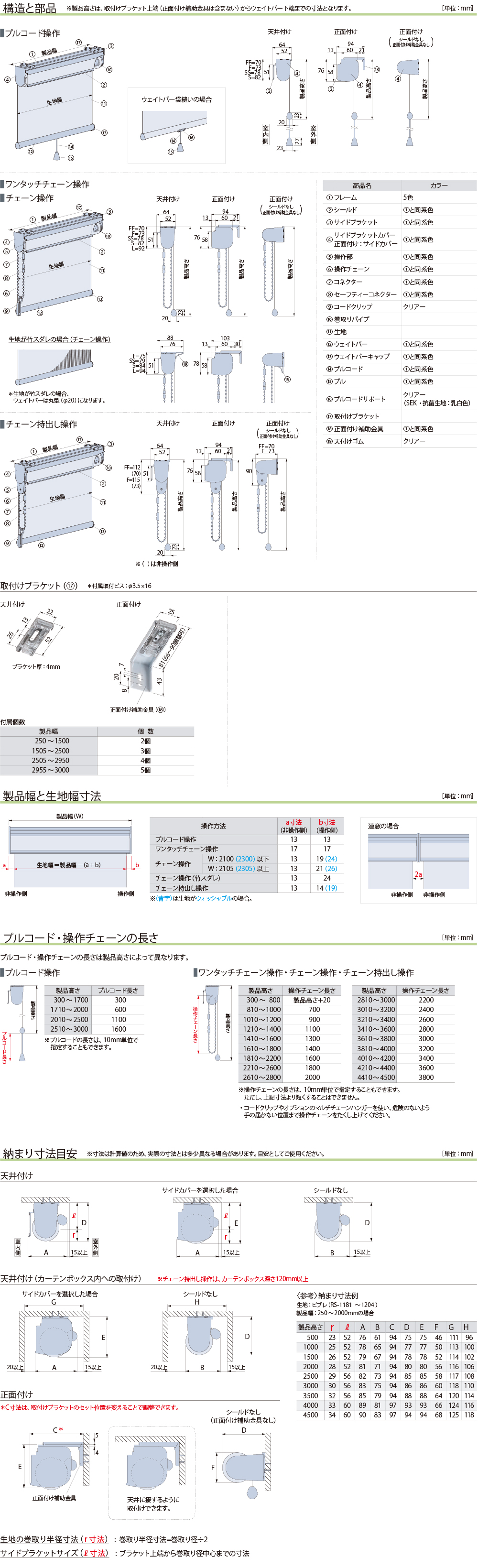 タチカワブラインド/ロールスクリーン[ラルクシールド] 製品詳細