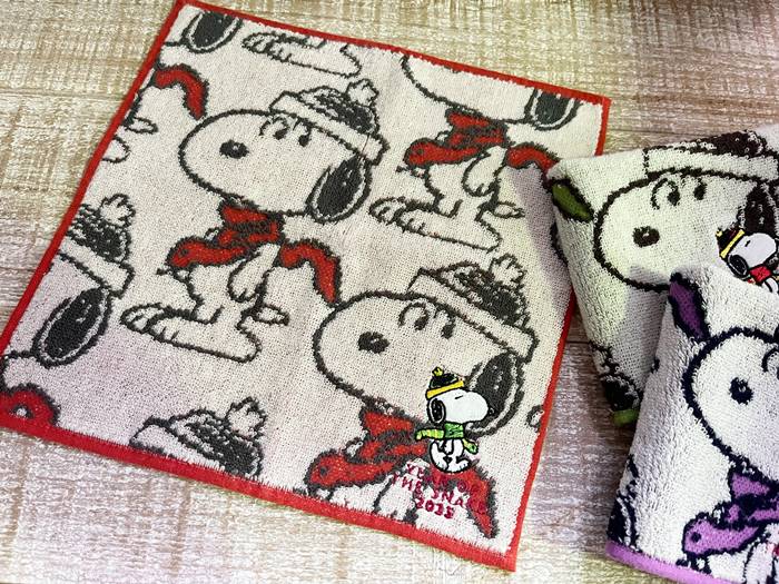 【未開封】万博会場内限定　スヌーピー　巾着&ハンカチ PEANUTS と EXPO2025(大阪・関西万博)コラボ商品第三弾 | 株式会社モノコム