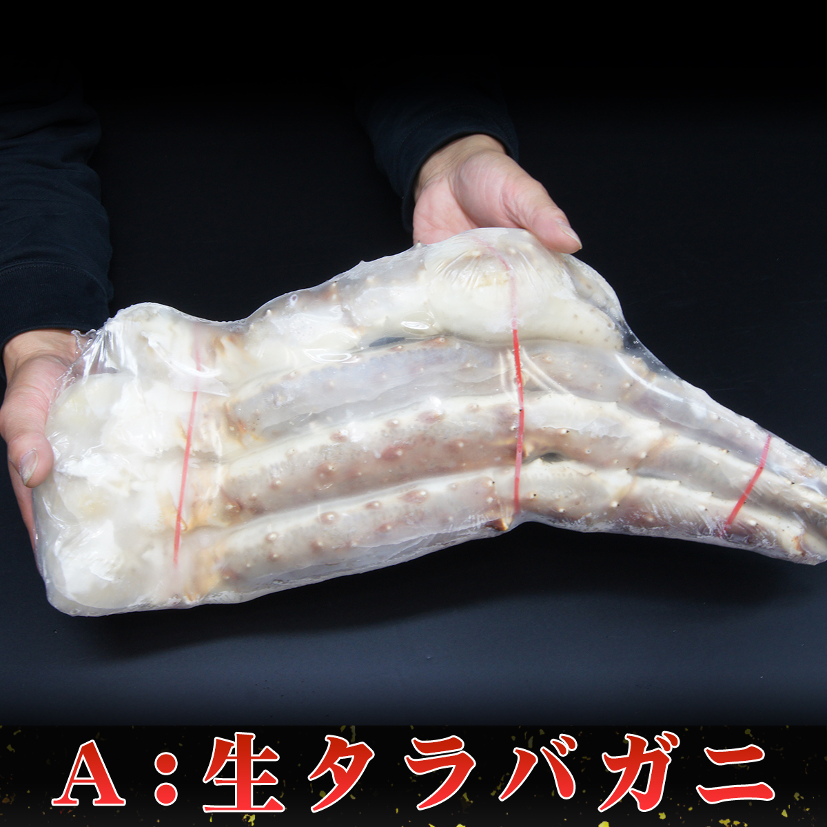 超特大 たらば蟹 １０Ｌ 約2.2kg 663：プレミアム超特大10L生たらばがに肩脚1肩（総重量約2.2kg）