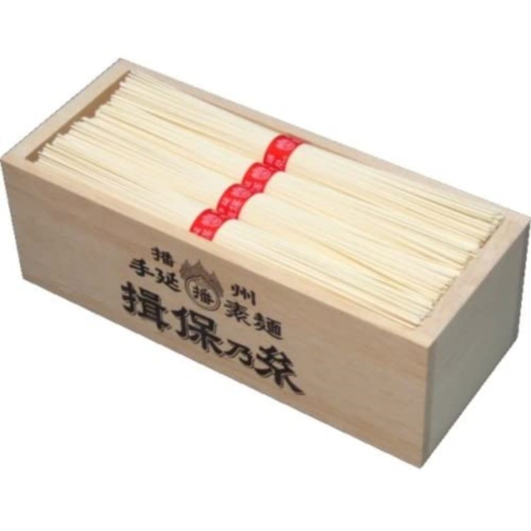 播州手延素麺 - 播州手延 そうめん 揖保乃糸  6kg  木箱入り 揖保乃糸 【本場播州 揖保の糸手延そうめん】木箱入り揖保の糸
