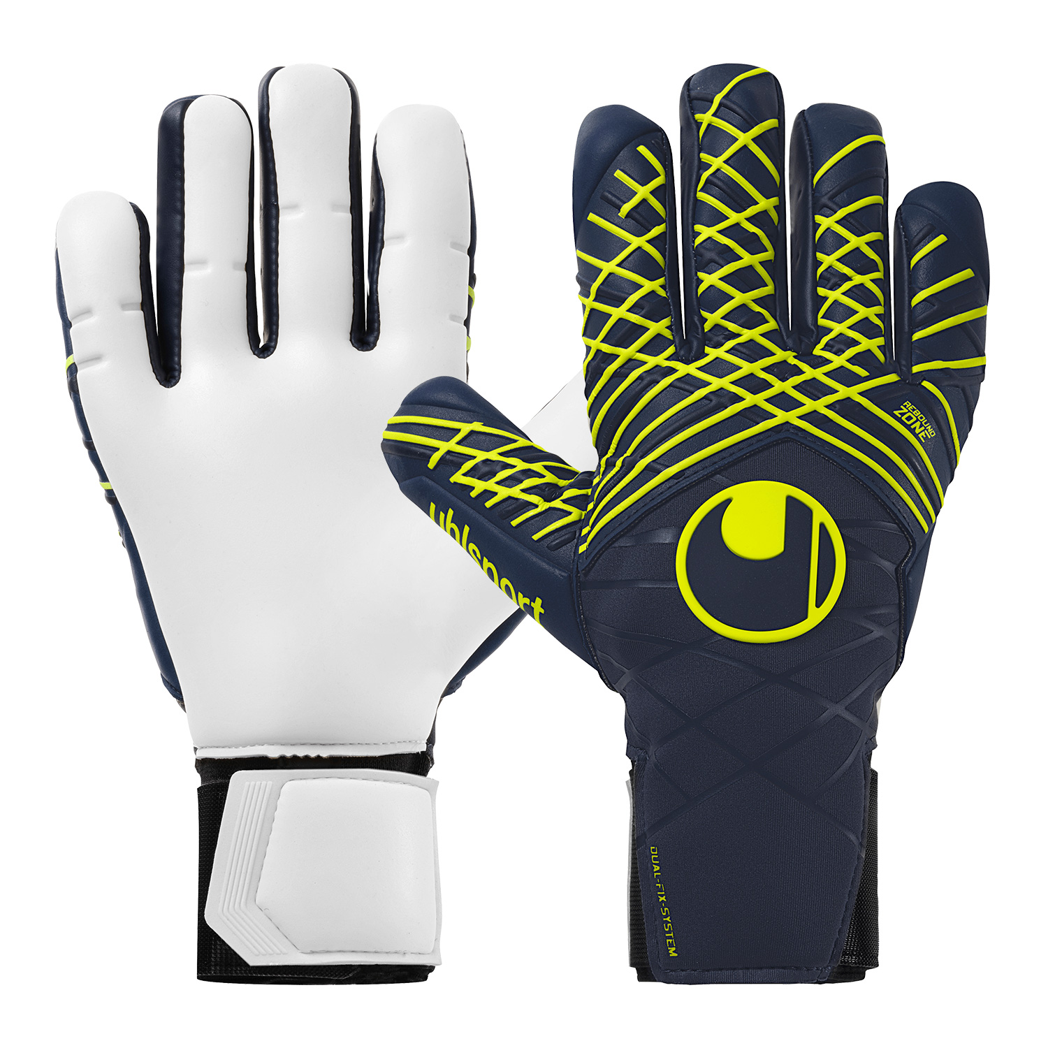 サッカー：ウールシュポルト uhlsport キーパーグローブ プレディクション アブソルートグリップ ハーフネガティブ  1011333/PREDICTION/手袋/2024FW