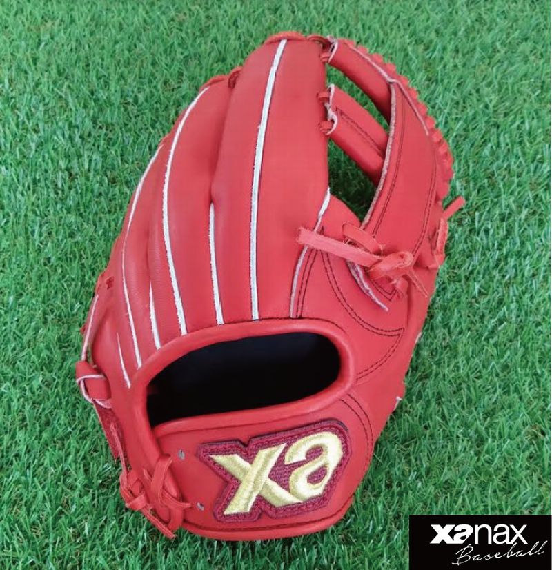 XANAX(ザナックス) 硬式グローブ グラブ 外野手用 スペクタス R(右投用) BHG23LA1S DR2027 DRオレンジ×タン [管理:1400001398] ザナックス XANAX(ザナックス) 硬式グローブ グラブ 外野手用