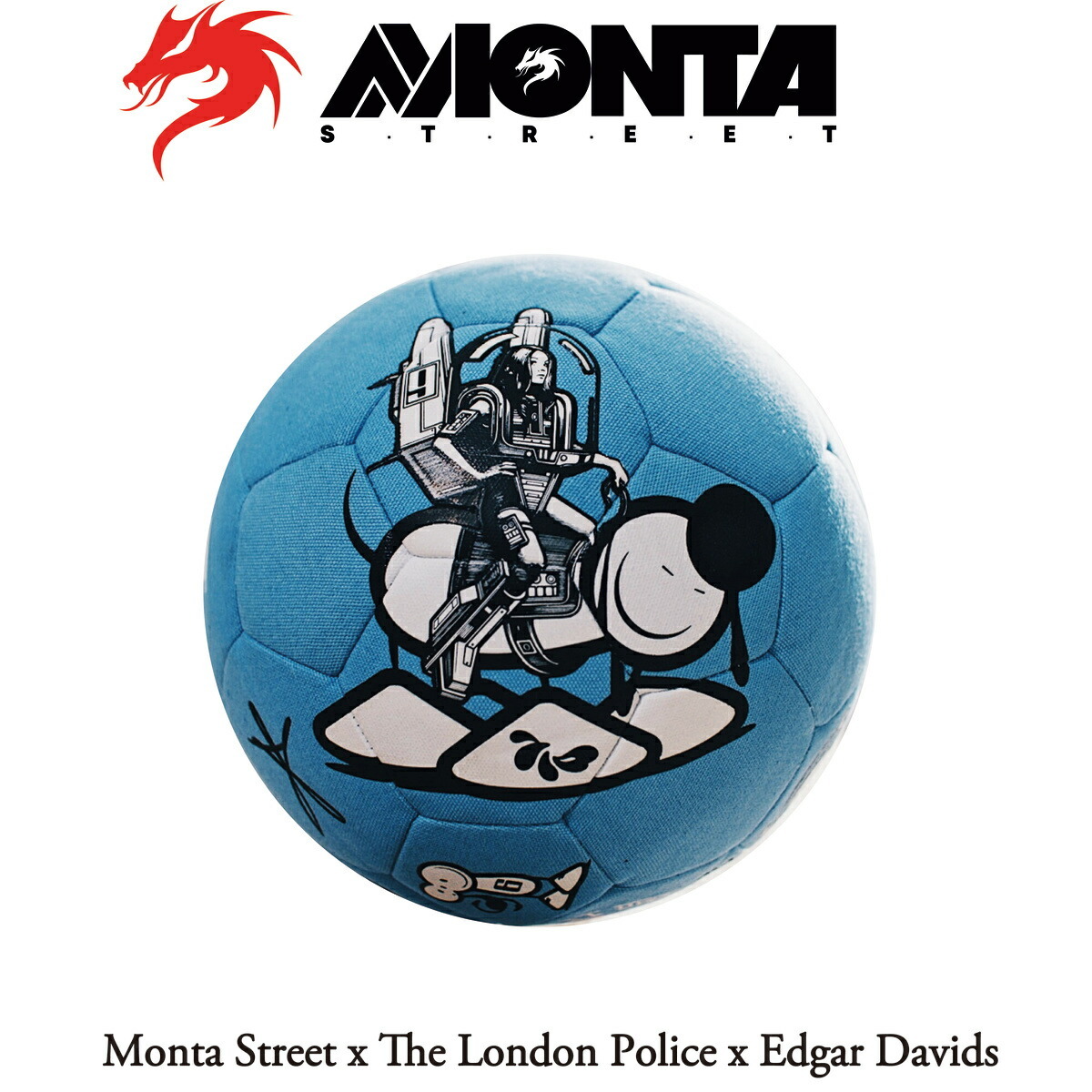 豊富なギフト Police 18tlp フリースタイルサッカーボール Freestyler エアートリック No London Davids Policexedgar London Streetxthe Monta 4 5号球 モンタ サッカー フリースタイルサッカーに挑む オランダ生まれのモンタボール サッカー フットサル