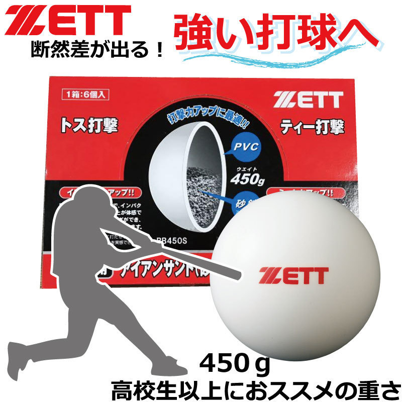 ゼット（ZETT） BB450S アイアンサンド（砂鉄）入りトレーニングボール