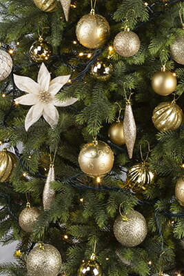 創業70年 老舗クリスマスツリー専門店 クリスマスオーナメントセット