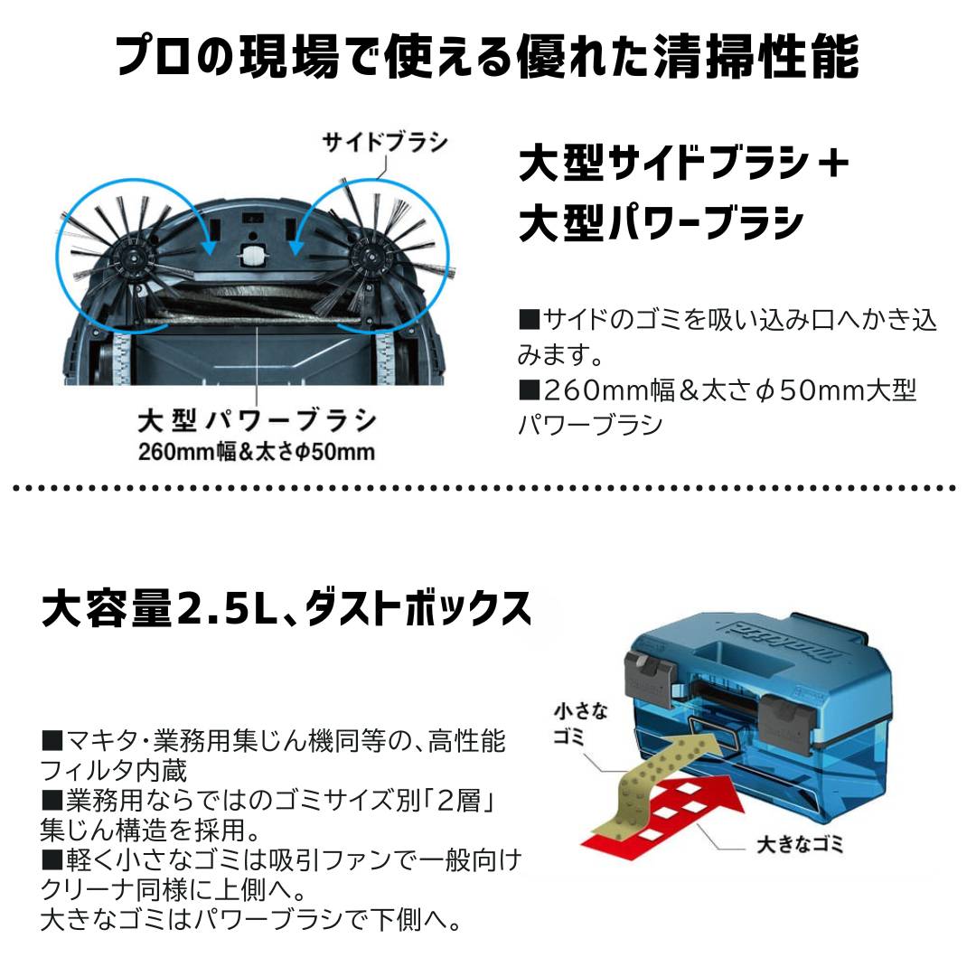 マキタ（makita） 【ポイント10倍】マキタ 18V ロボットクリーナ