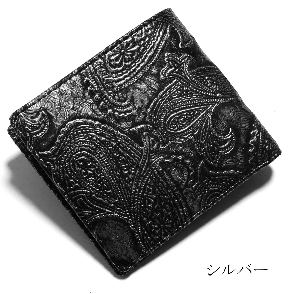 平織りでダイヤ柄の入るベニワレン　No.542 財布 二つ折り財布 小銭入れあり / 本革 パイソン革
