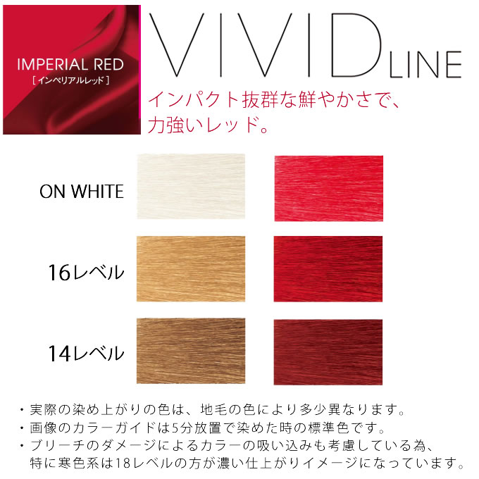 hoyu（ホーユー） イロジカケ ビビットライン インペリアルレッド 80g