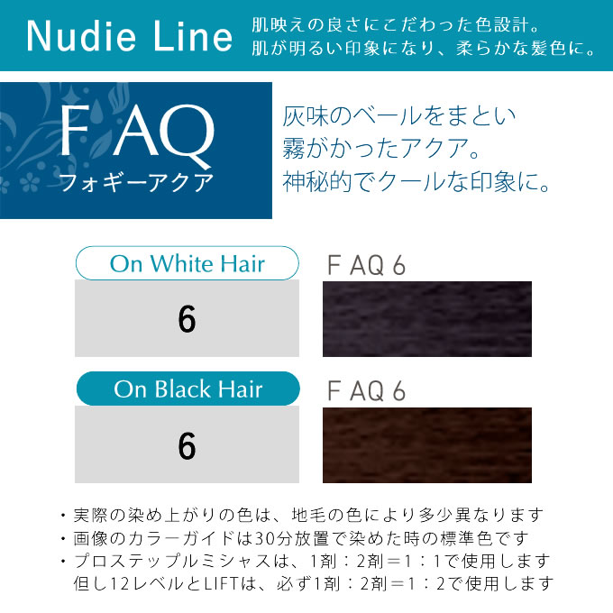 PROSTEP ホーユー プロステップ ルミシャス ファッションカラー F AQ 6