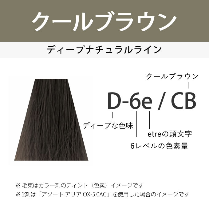 ASSORT ALLIA デミ アソート アリア エトレ D-6e/BB ベージュブラウン