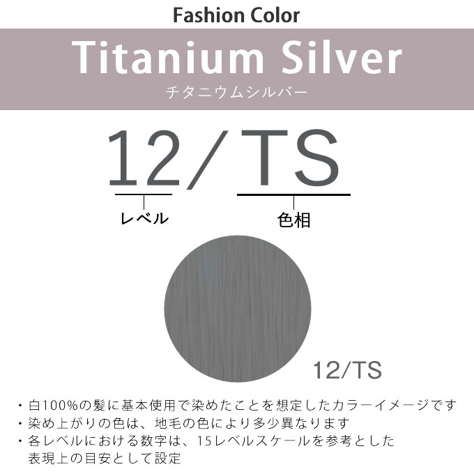 HUE ナンバースリー ヒュウ ファッション カラー 10/TS チタニウム