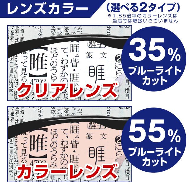 Hazuki（ハズキルーペ） コンパクト （1.32倍 1.6倍 1.85倍 クリア