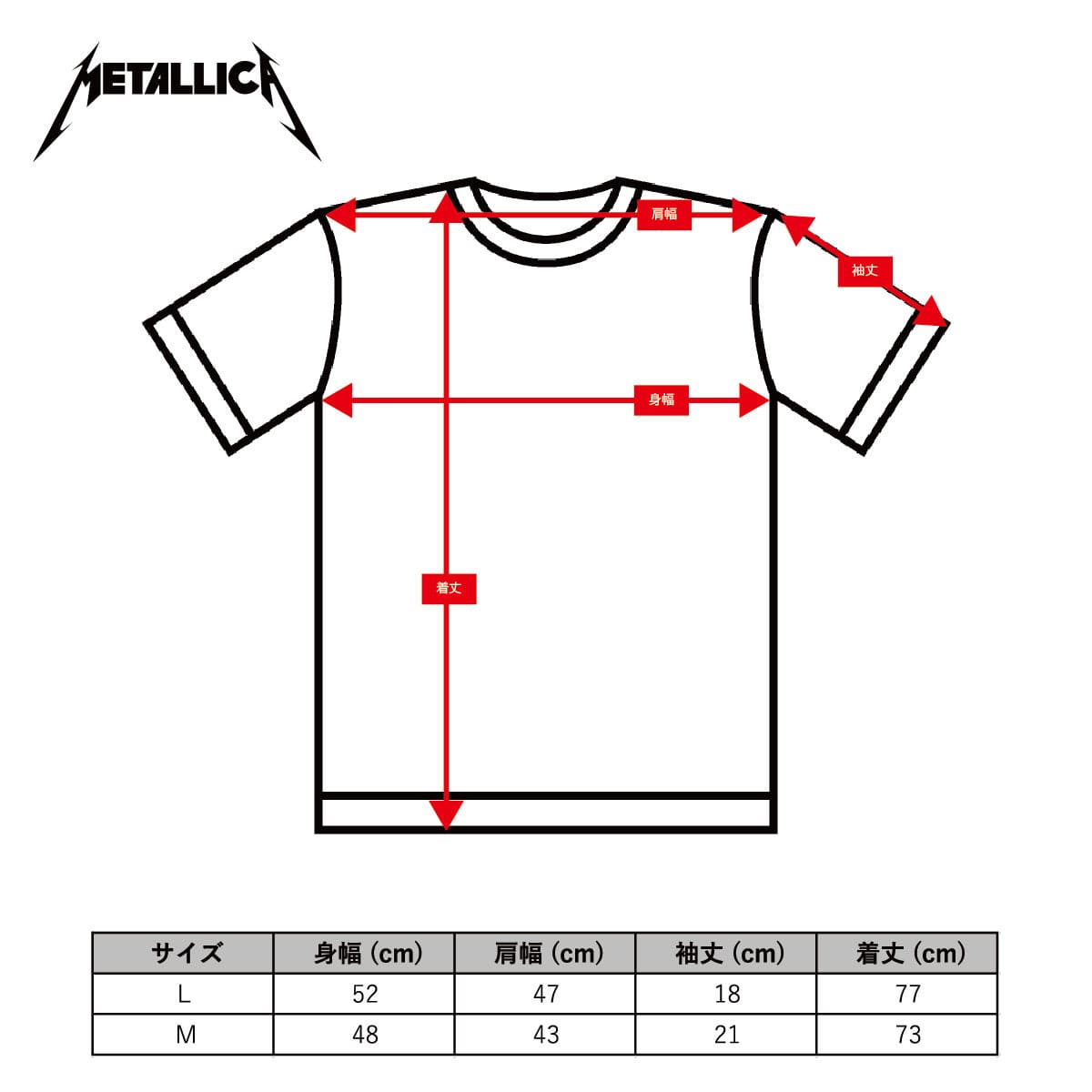 METALLICA（メタリカ） Tシャツ メンズ ブランド METALLICA ROCKT 