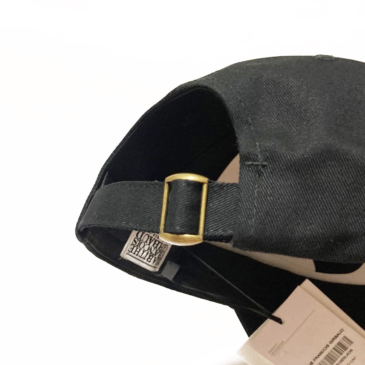 新品 marithe francois girbaud キャップ　黒 MARITHE + FRANCOIS GIRBAUD Marithe Francois Girbaud マリテ