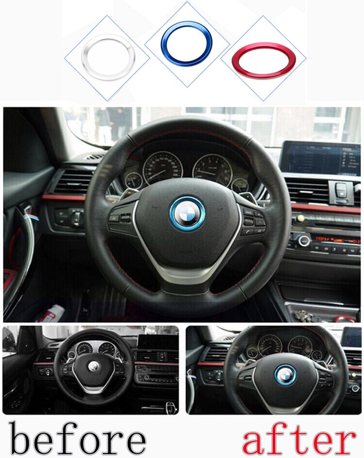 BMW ステアリング ハンドル カスタム アルミ センター リング