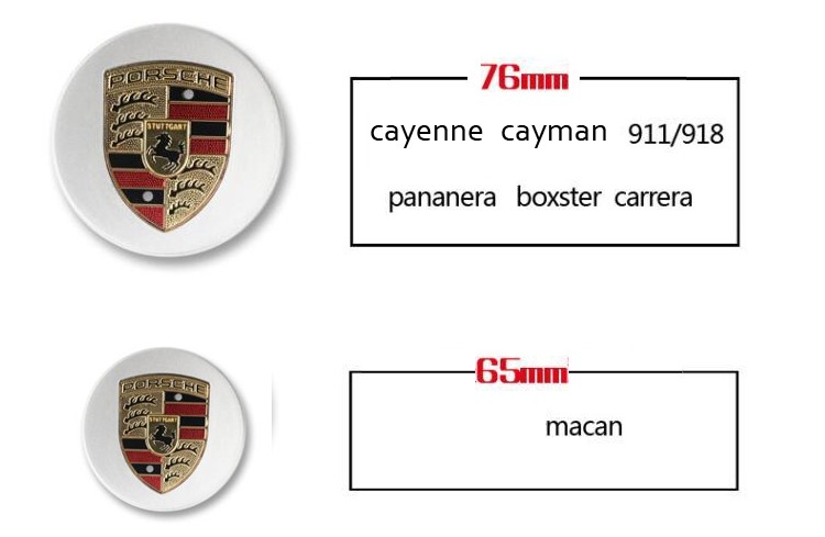 ポルシェ ホイールセンターキャップ PORSCHE Tequipment Cayenne (18 