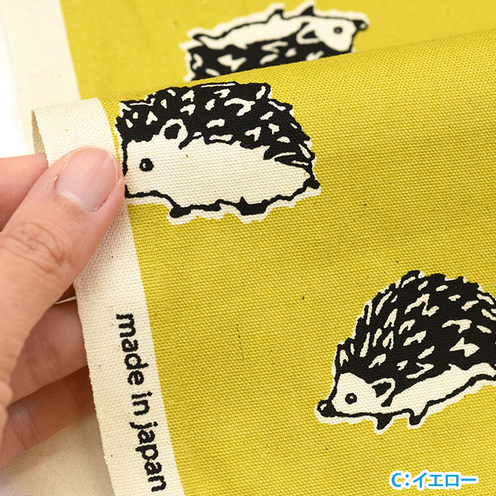 しろくろハリネズミ オックス ハリネズミ どうぶつ柄 線画イラスト