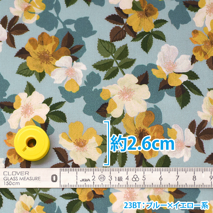 93.Nysa〈ナイーサ〉柄♡グレー系 LIBERTY生地 リバティ・ファブリックス Nysa ナイーサ 23-3633224 23BT P23C 花 花