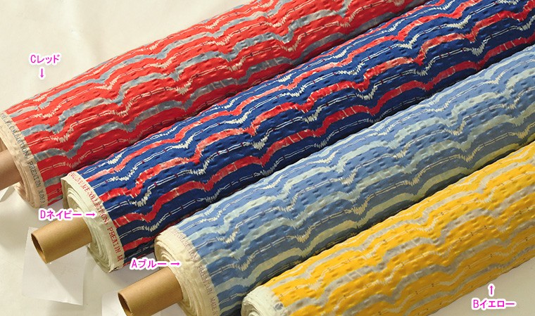 ローンリップル zigzag line ジグザグライン リップル生地 リップル