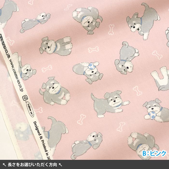 ボールとワンコ オックス ミニチュアシュナウザー ミニシュナ くすみ