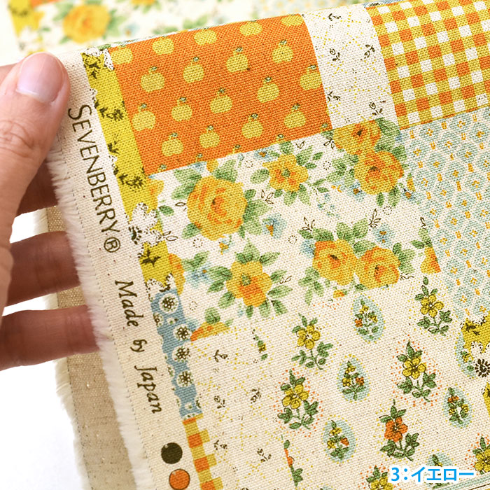 AMERICA IN PATCHWORK パッチワーク生地 Patchwork パッチワーク 綿麻キャンバス 小花柄 花柄