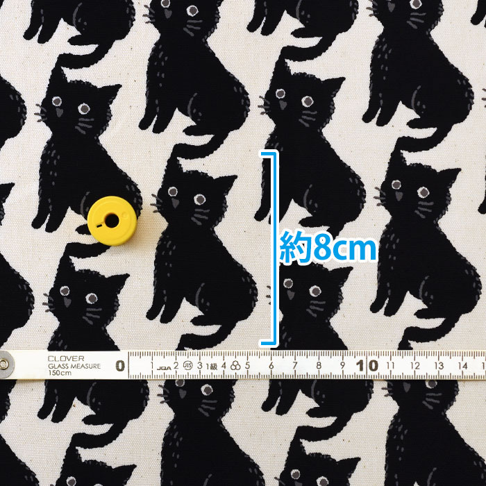 ねこちどり オックス 猫 猫柄 ネコ ネコ柄 にゃんこ 千鳥格子風 未晒