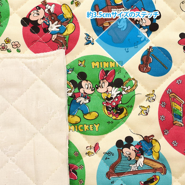 キルト ディズニー BTSミッキー&ミニー レトロ キルティング ミッキー