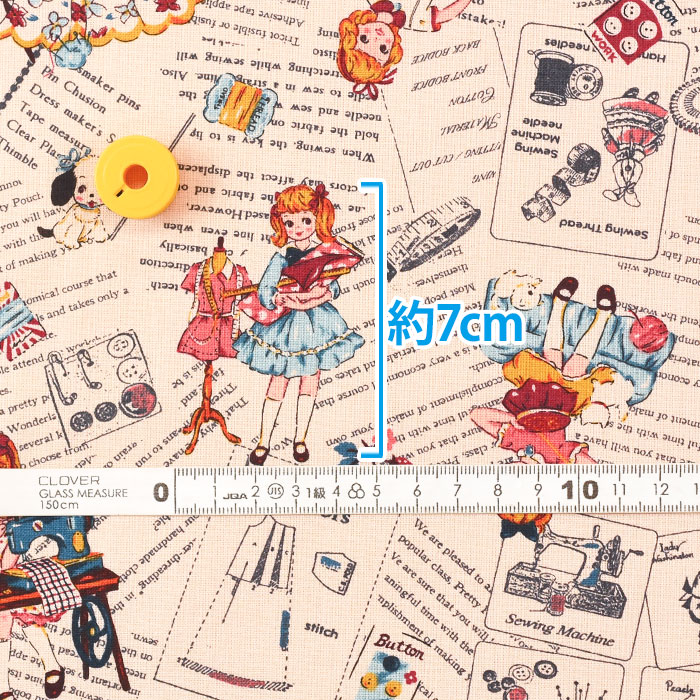 Cheery Days ハンドメイドレシピ シーチング レトロ レトロ風 総柄